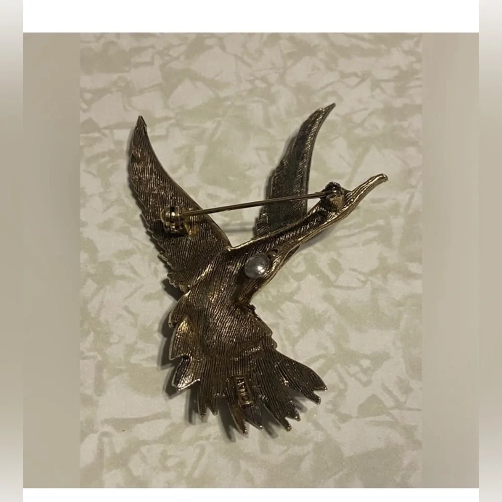Vintage Signed ART Arthur Pepper Bird Brooch #7047 - Picture 7 of 8